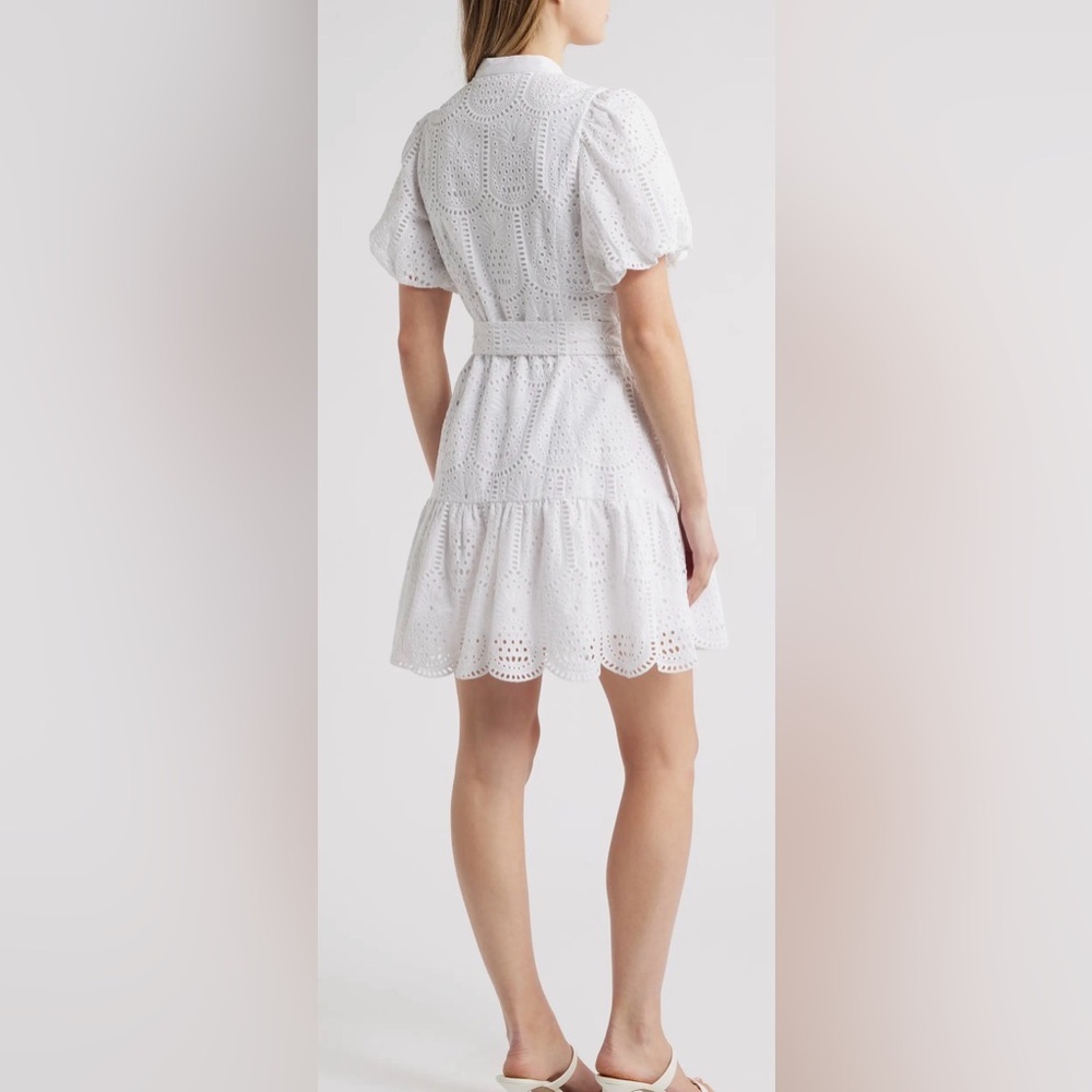 Lilly Pulitzer White Eyelet Mini Dress - Picture 3 of 11